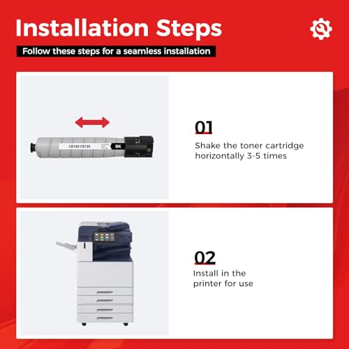 Image of Compatible with Xerox AltaLink C8130 C8135 C8145 C8155 C8170 Toner Cartridge Set 4-Pack High Capacity Replacement for Xerox 006R01746 006R01747 006R01748 006R01749 Printer Black Cyan Magenta Yellow
