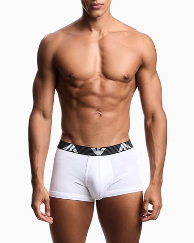 Emporio Armani Men's Textured Logo Band Trunk2