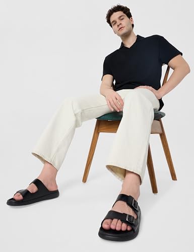 Image of Lee Cooper LC9758C Genuine Leather Sandals For Men | Ligntweight & Comfortable |
