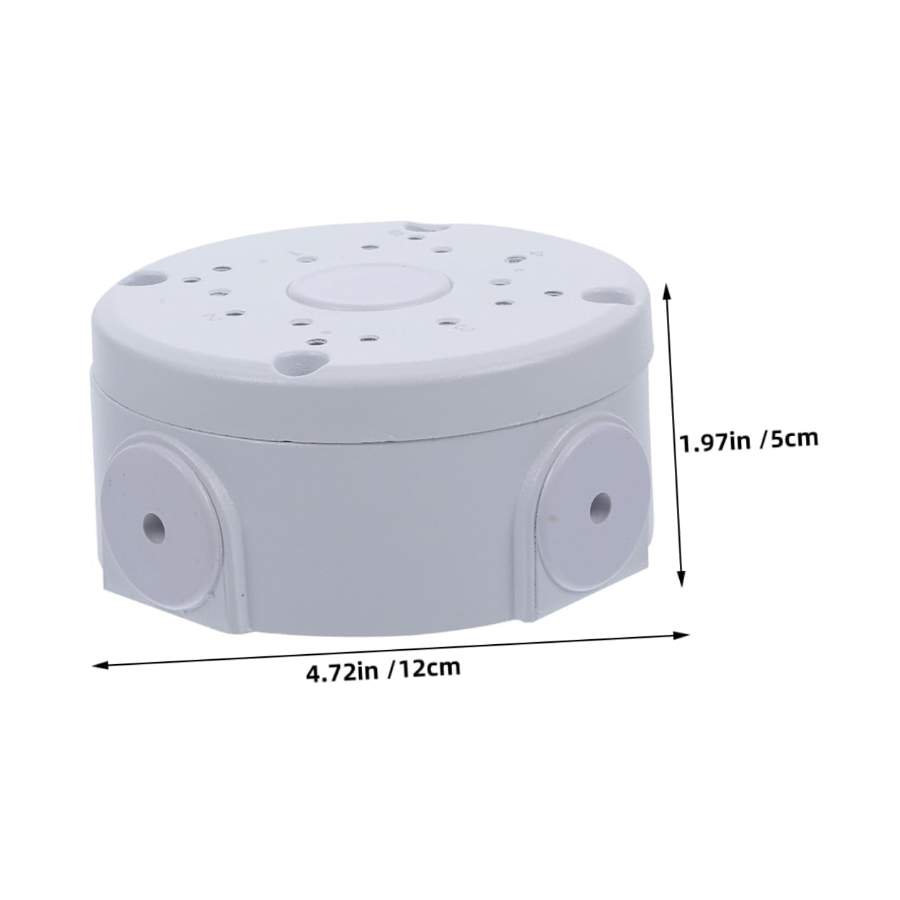 MERRYHAPY Aluminum Weatherproof Security Camera Mount Junction Box Cable Management Easy Installation