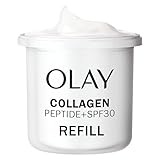 Olay Collagen Peptide Face Moisturiser Day Cream SPF 30 REFILL, Skincare with Niacinamide 99% Purity. Anti Aging Skin Care: Strengthens, Restores, Hydrates, 50ml