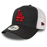 dodge truck models history Mesh Back New Era Adjustable Trucker Cap - Los Angeles Dodgers Graphit