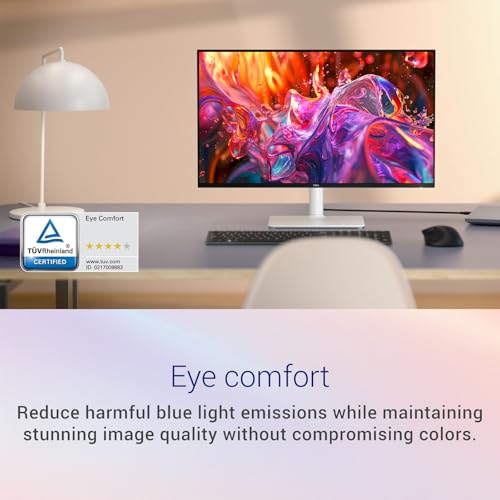 Image of Dell Plus S27 QHD Monitor, 144Hz, IPS Display, 1ms MPRT, 99% sRGB, AMD FreeSync, Built-in Speakers, VESA, Low Blue Light, USB-A|C /HDMI /DisplayPort, Ultra-Thin bezels, Height /Tilt /Swivel /Pivot, White