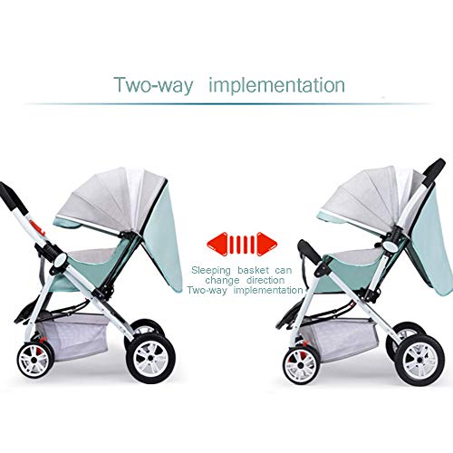 image for MUY Stroller Pushchair, Adjustable Backrest, Including Footrest, One H