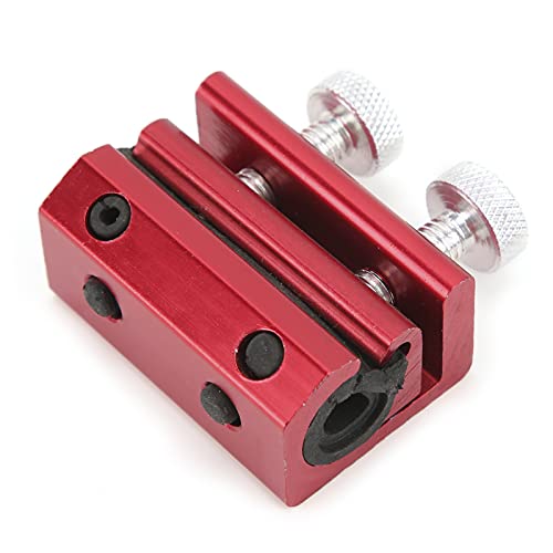 Schmiermittelwerkzeug, Dual Cable Oiler Luber Lubricator Tool Aluminiumzubehör Gummimodifikation Für ATV-Tool(rot)