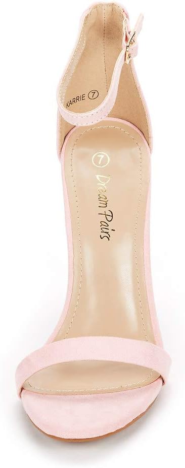 DREAM PAIRS Women's Karrie Pink High Stiletto Pump Heeled Sandals Size 9.5 B(M) US - Image 4