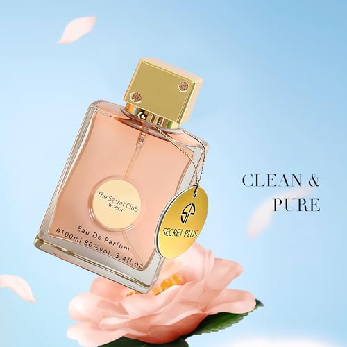 Image of AFLUXE The Secret Club Women's Perfume 3.4 Fl. Oz Eau de Parfum, Floral & Sweet Fragrance, Long Lasting Classic Feminine Scent