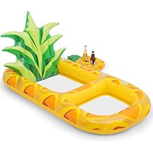 MoNiBloom 2-in-1 Inflatable Pool Floats Adult Giant Pool Floaties with Detachable Cup Holder Fruit Water Lounger Pool Rafts for Summer Swimming Party Lake Beach