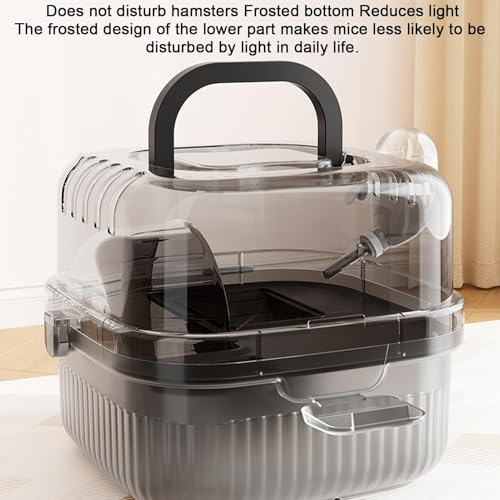 Transportín para mascotas pequeñas con bebedero portátil y diseño ventilado de viaje 8