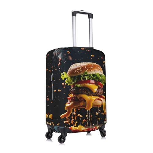 Fast Food Print Suitcase Covers For Luggage Suitcase Cover Travel Luggage Cover Fits 18-32 Inch Suitcases3
