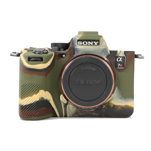 Funda de silicona suave para cámara Sony A7RV color camuflaje miniatura 1