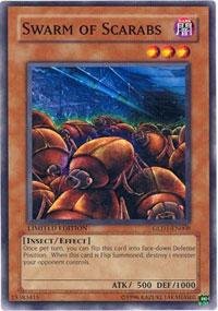 Yu-Gi-Oh! - Swarm of Scarabs (GLD1-EN008) - Gold Series 1 - Limited Edition - Common