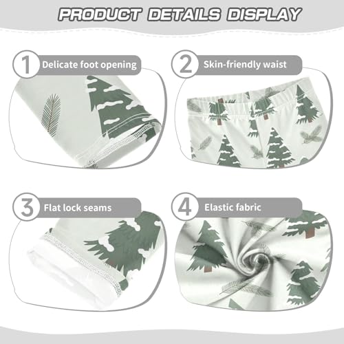 Girls Leggings Soft & Comfortable,Casual Stretch Pants,Kids Tights for Dance Yoga Workout Running Size 4-103