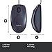 Logitech B100 Ratón con Cable, 3 Botones, Seguimiento Óptico, Ambidiestro, PC/Mac/Portátil, Negro