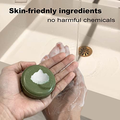 BoxCave Natagard Natamame Soap | Sword Bean Green Tea Extract and Persimmon Juice | Gentle Cleansing Bar, Anti-aging Odor Soap 80g - Made in Japan