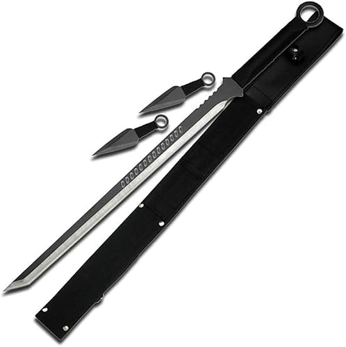 Snake Eye - Espada táctica de espiga completa Katanaespada ninjamachetecuchillo de lanzamiento, 27 pulgadas.