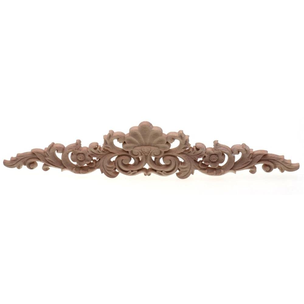 Applique en bois massif decoration maison moulure sculpte cadre meuble 60cm
