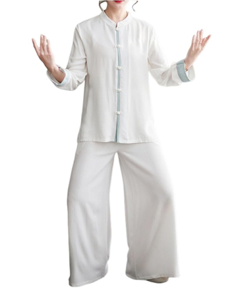 Conjunto de dos piezas para mujer de alta sofisticación con refinados pantalones Zen 8