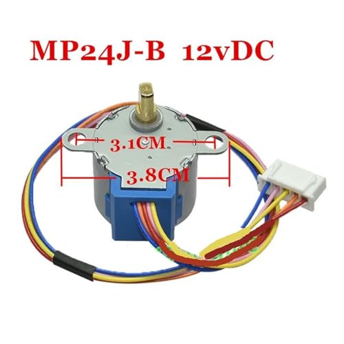 Moteur pas à pas synchrone MP24J-B 12 V CC à haute précision avec câble 22cm - 2