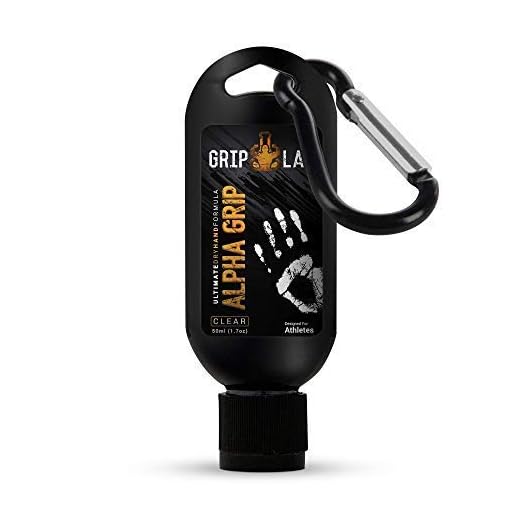 Grip Lab Alpha Grip - Antiperspirant Gripping Solution for Sweaty Hands - Dry Hand - Liquid Hand Grip for Shooting, Gaming, Pole Dancing, Crossfit, Golf, Climbing - Portable Bottle with Carrying Carabiner