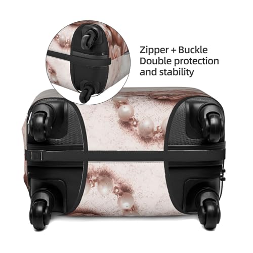 Travel Luggage Cover Fashion Suitcase Protector Blush Spandex Baggage Covers Washable Suitcase Covers Anti-Scratch Luggage Cover Protectors Fits 18-32 Inch Suitcases X-Large3