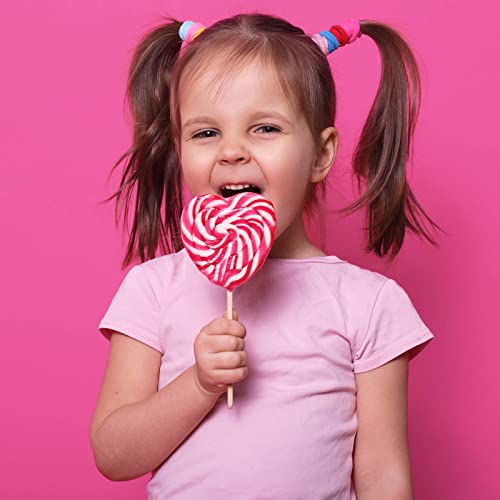 300pcs Baby Hair Ties - Elastic Hair Bands Ponytail Holder for Toddlers Infants, Small Seamless Soft Rubber Bands for Kids Baby Girls (30 Colors) - Image 7