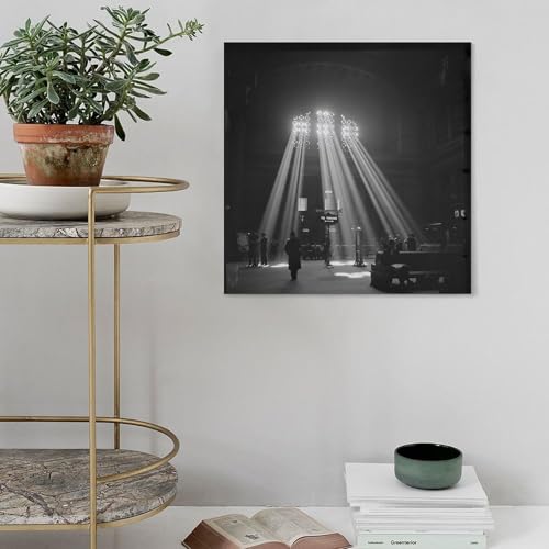 Impression sur toile vintage de Chicago Illinois 71x71cm - 4