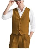 Design classique : le gilet sans manches dispose d'un col en V intemporel et d'une fermeture à 4 boutons. Il comprend deux poches à la taille et une sangle à boucle réglable à l'arrière pour une personnalisation personnalisée. Conçu pour compléter parfaitement le gilet, ce pantalon à jambe droite offre une silhouette moderne et épurée.