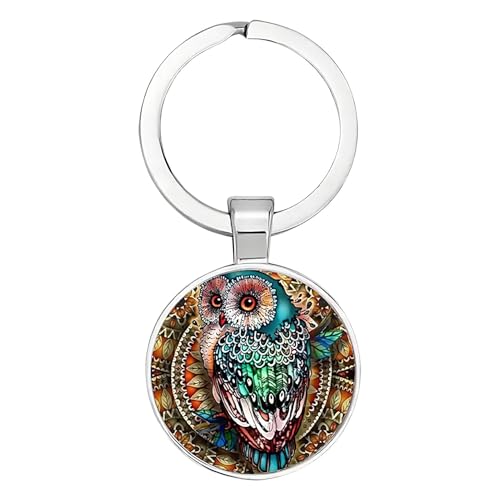 Llavero pequeño búho - Llavero pequeño búho | colgante para adolescentes | llavero para niños y niñas | llavero para mujer | colgante decorativo para bolso |