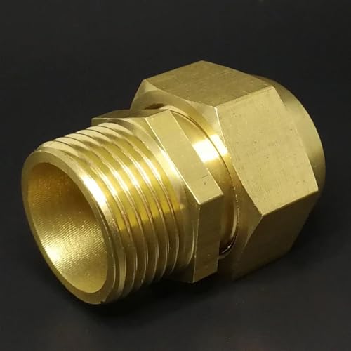 Conector de latón abocardado de 1/8 para solucionar fugas de agua 7