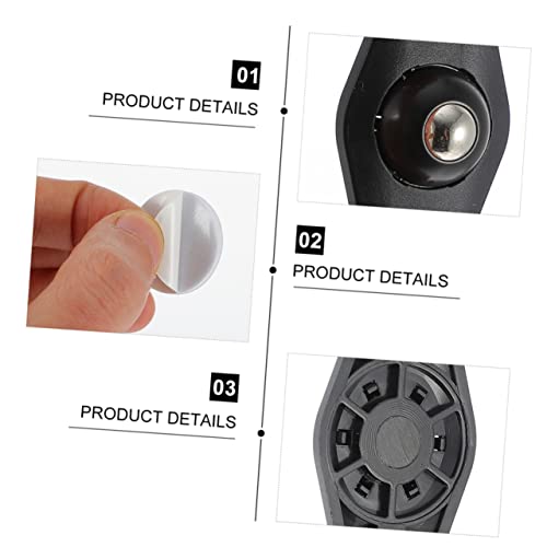 CUBTOL 64 peças de polia pegajosa de aço inoxidável lixeira caixa de areia de aço inoxidável caixas