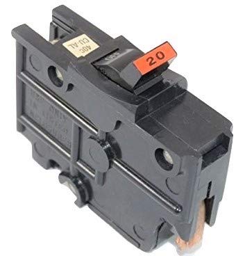1- FEDERAL PACIFIC NA120 20AMP 1POLE STAB-LOK FPE THICK STYLE NA20 CIRCUIT BREAKER