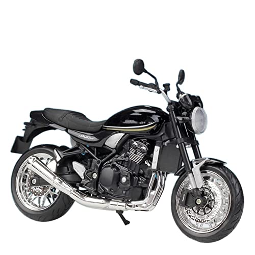Moto 1:12 Kawasaki Z900 RS en alliage noir réplique miniature