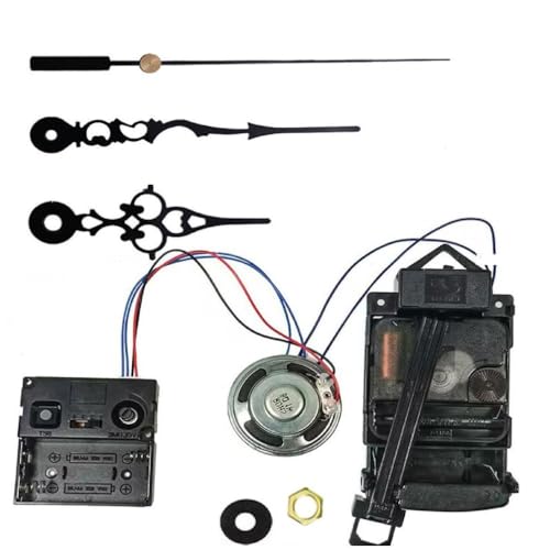 メロディーメカニズム DIY 時計 クォーツ振り子トリガー時計ムーブメントアクセサリー オルゴールスピーカー付き DIY 12888 壁掛け時計 DIY 時計キット メロディーメカニズム DIY 時計