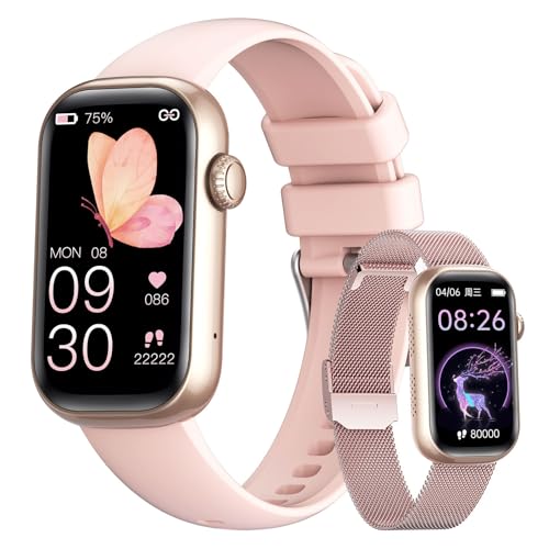 Reloj inteligente mujer ligero con llamada 1.47'' pantalla táctil HD 100+ modos deportivos IP68 impermeable podómetro deporte smartwatch hombres para Android iOS