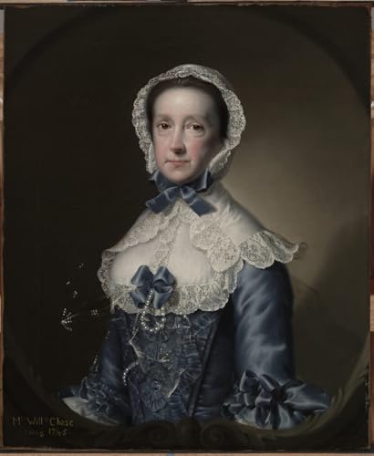 Affiche portrait de Mme William Sr par Wright of Derby - Toile murale 60x90cm