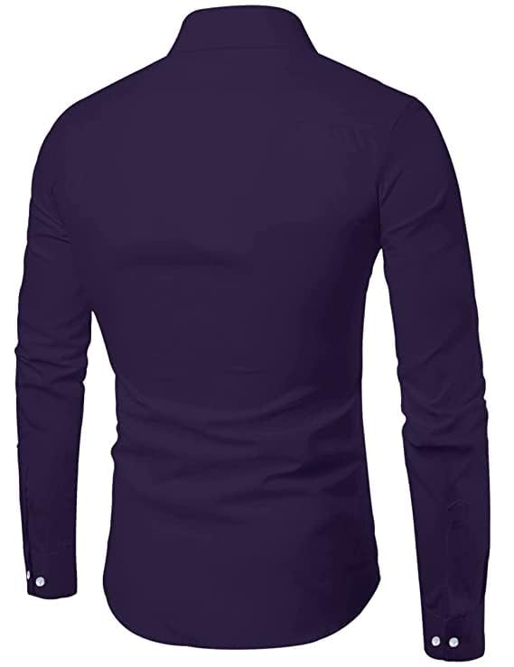 Image of Bellstone Men's Solid Cotton Shirt | Casual | Plain | Full Sleeve | Summer-Regular Fit| Men Stylish Shirt | Everyday Formal Wear |Soft Breathable Fabric | Everyday Smart Casual Wear