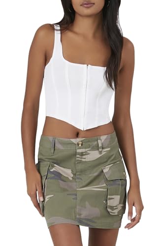 Forever 21 Women's Camo Cargo Mini Skirt