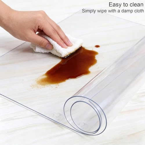 Tapis de sol transparent antidérapant et imperméable animaux