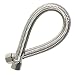 Everflow 27912-NL Braided Faucet Connector 12" Long, 3/8" FIP Female Compression Fitting, Stainless Steel Lead-Free