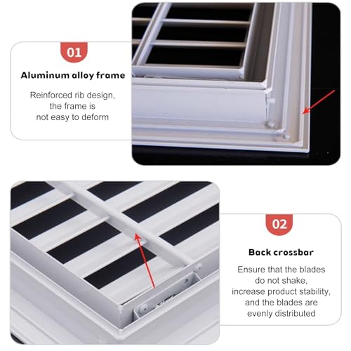 Ouverture de ventilation murale avec trappe d'inspection pour stopper l'humidité - 4