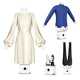 guoyjmm Automatic Ironing Machine, Portable Electric Clothes Dryer, Adjustable Heat & Timer, 360° Without Blind Spots Drying, Shirt Iron for Shirts/Shoes/Pants B