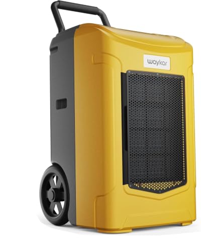 Image of Waykar Commercial 180 Pints Dehumidifier with Pump, 7000 sq. ft. Large Space Industrial Dehumidifier with Drain Hose - Auto Defrost, Overload Protection High Exhaust for Basements, Warehouses.