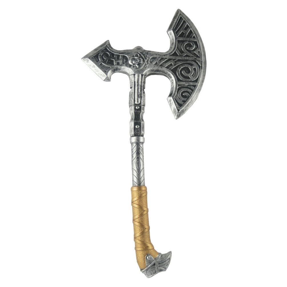 CALLARON Cosplay Axes Toy Axes Plastic Toy Vikings Hammer Gifts Halloween Prop for Costume Warrior Game Battle
