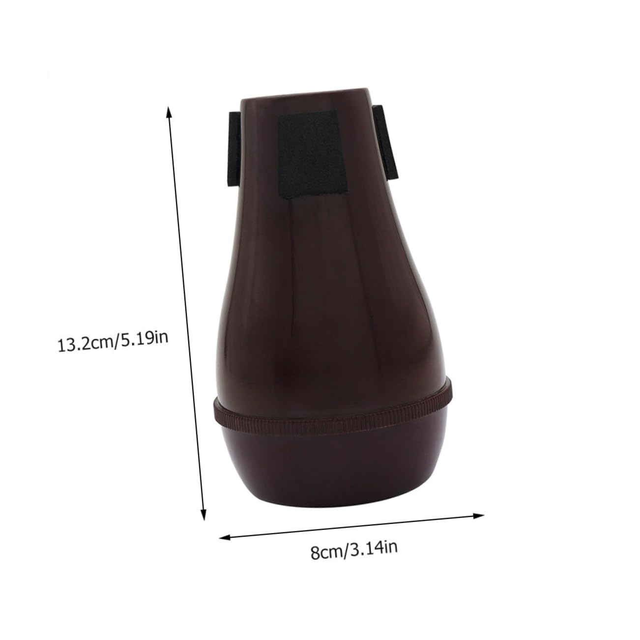 GALPADA Creative Portable Trombone Mute Material Noise Reduction Tool for Trombone Practice Lightweight Compact for Musicians Performers