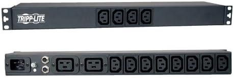 TRIPP LITE PDU Power Distribution Unit 19 1U 12X C13 2X C19 100-240V 16-AMP Rack-Mountable