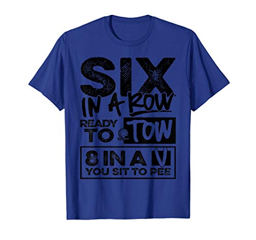 Six in a Row T-Shirt - Diesel Truck Fan Shirt