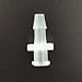 100pcs Male Luer to Barb Connectors - Durable PP Plastic Hose Fittings for Laboratory and Industrial Use(5/32inch Female)