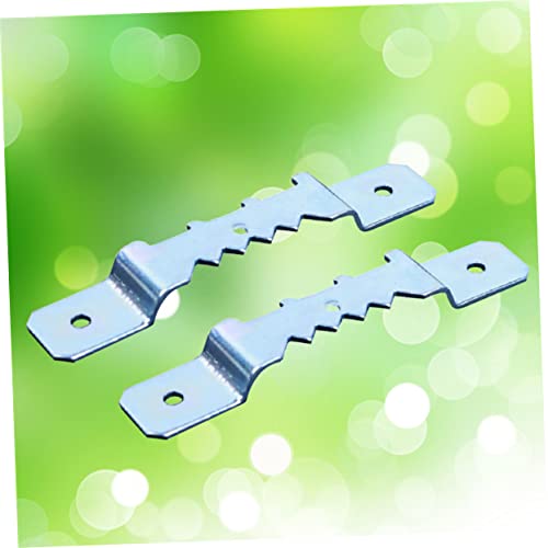 Image of DOITOOL 20 Pcs Kit Picture Frame Hook Picture Hanging Hardware Double Hole Metal Hook Easel Jagged Iron