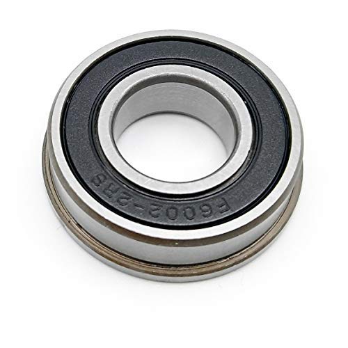 MOCHU F6002 F6002RS F6002-2RS 15x32x9 ABEC-1 MOCHU Flange Bearing Deep Groove Ball Bearing Sealed Ball Bearings